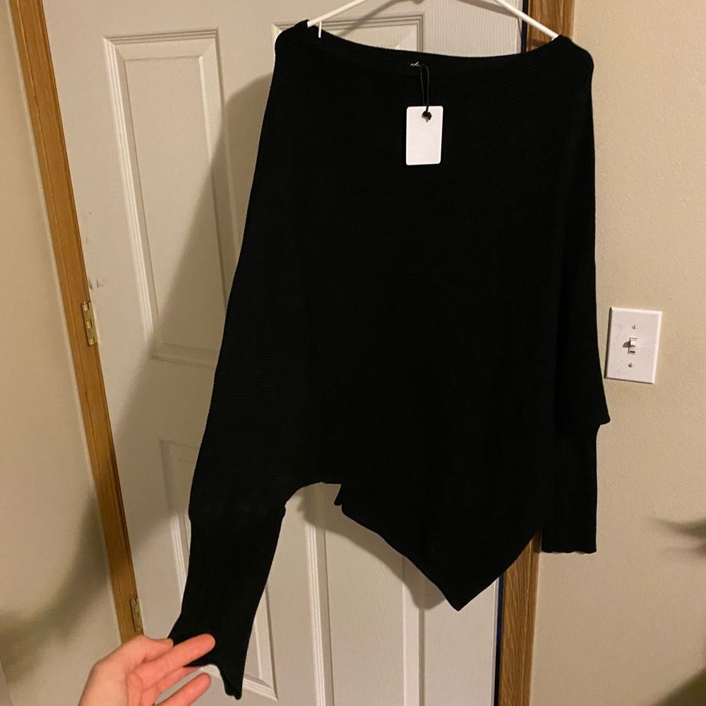 Off the shoulder black top